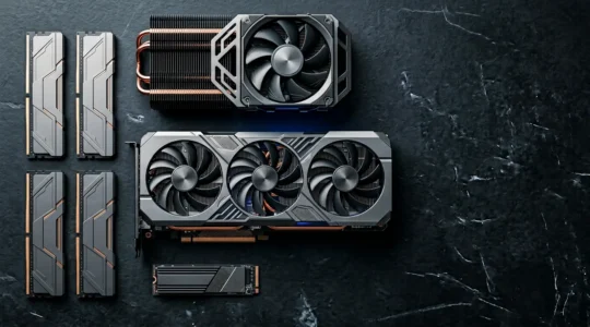 Configuration PC gaming avec composants haute performance pour jeu en 1440p