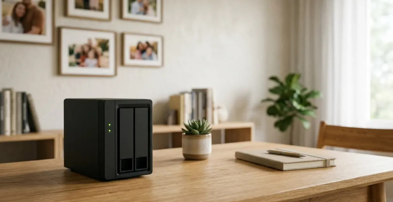 Serveur de stockage réseau moderne pour archivage sécurisé de photos