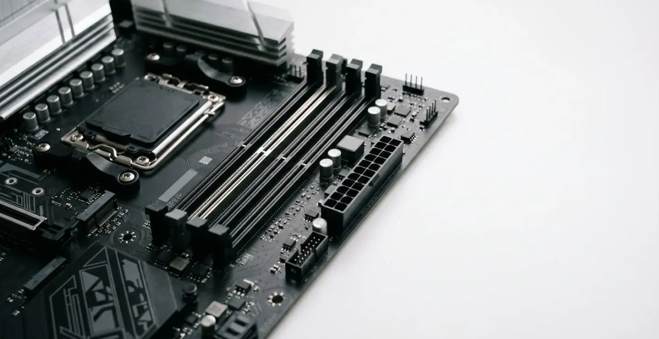 Schéma visuel illustrant la topologie daisy-chain des slots RAM sur une carte mère